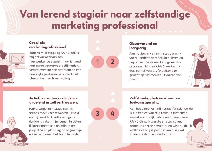 Infographic van mijn professionele groei